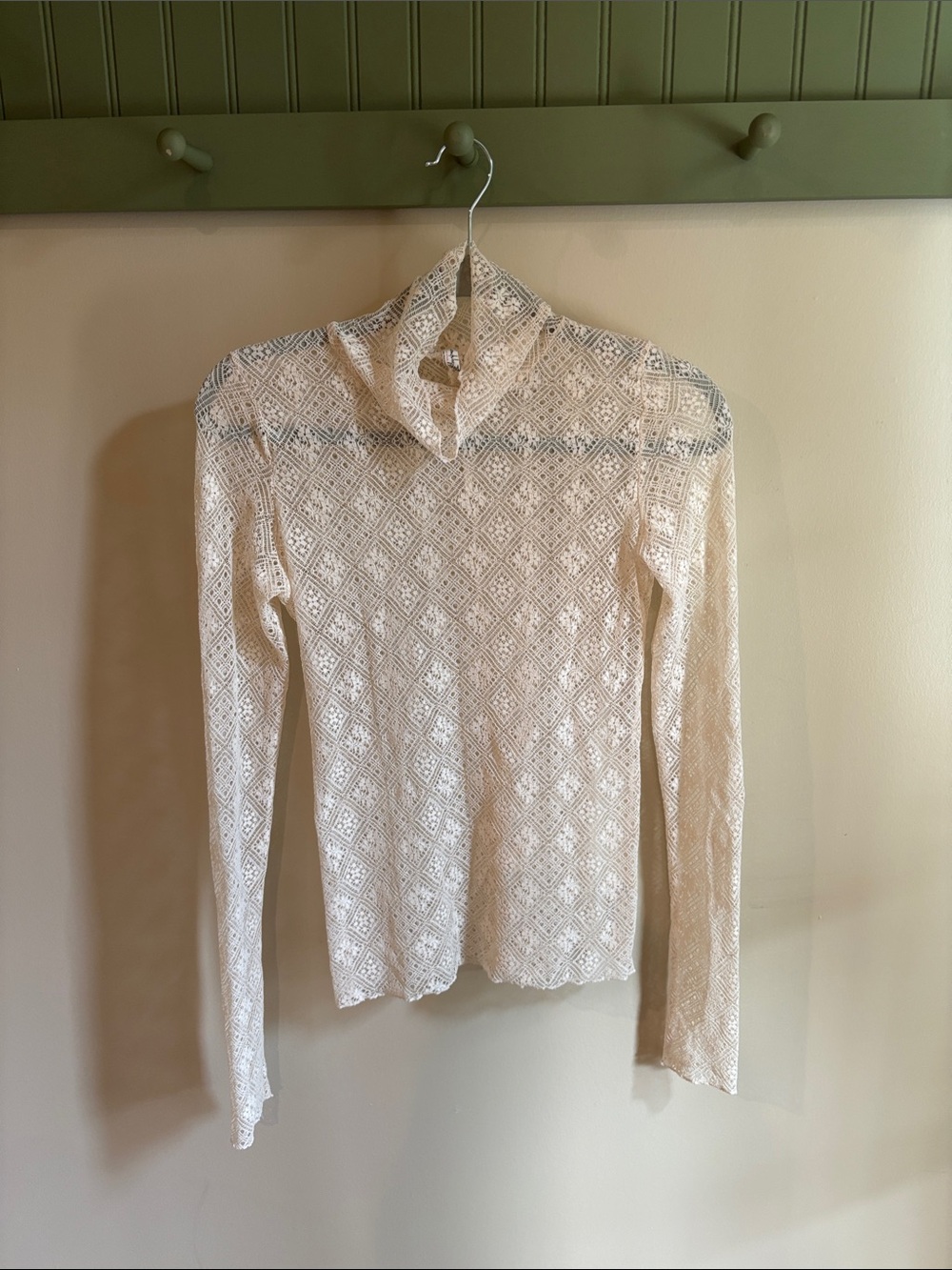 Intimately Free People Lace Turtleneck Top